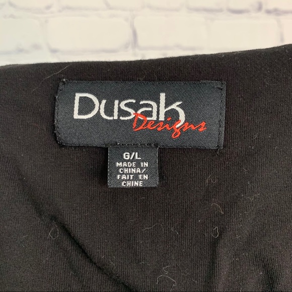 Black Tank Top With Rhinestone Large - Picture 6 of 6